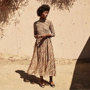 Doen Allegra Dress Plaid